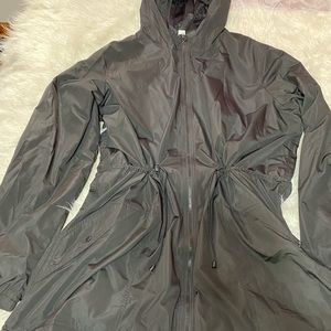 New Old Navy Water-Repellent Hooded Rain Jacket
